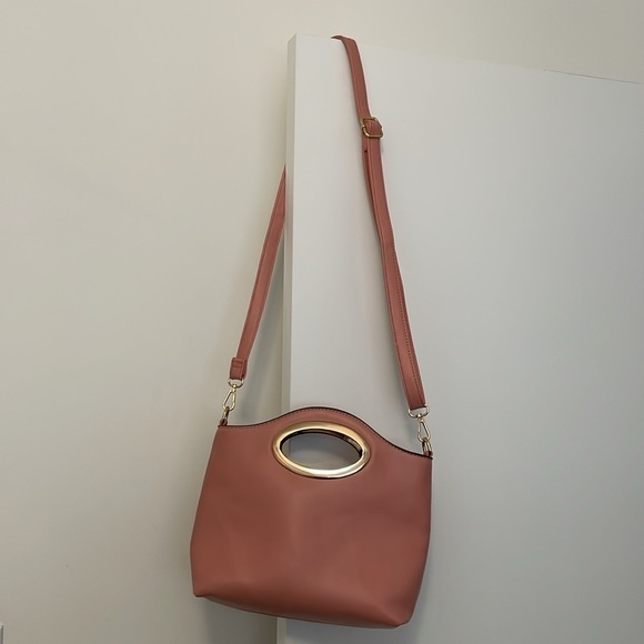 Medium Size Dusty Pink Tote/Crossbody - Picture 9 of 13